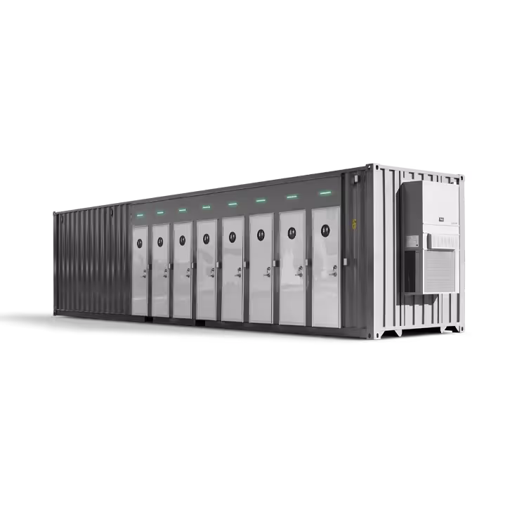 A modular 8x40' container restroom with multiple doors and a side-mounted air conditioning unit.