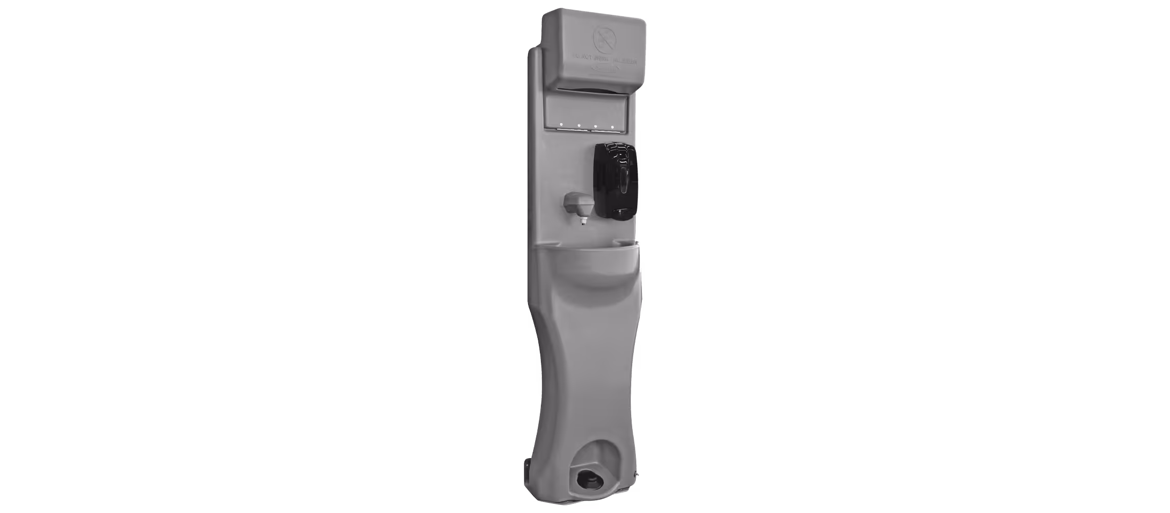 AgWash handwashing station with a soap dispenser and basin, designed for outdoor use.