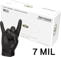 Glove- HD Nitrile 7ml LG