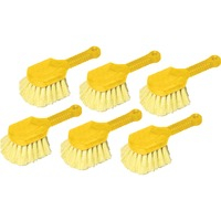 Handle- Scrub 8in Yell/H/BR 6/