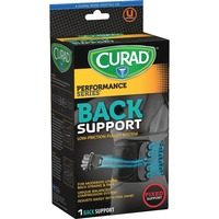 Back Support- Low/Frtn Blk Fab