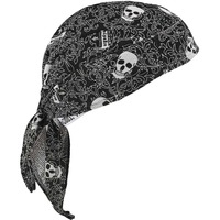 Bandana- Do Rag B & W Skull
