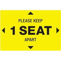 Decal- Keep 1/St Apart 4x6 10P