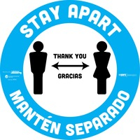 Decal- STY/AP RD SP 12X12 BL/W