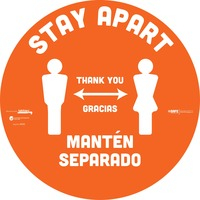 Decal- STY/AP RD SP 12X12 ORGN