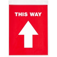 Decal- This Way Whte 5/PK