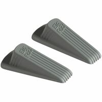 DoorStop- HD N/Slip Gray 2Pk