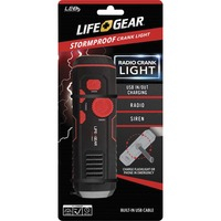 Flashlight- Crank Str/PF RD/Bl