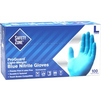 Gloves- Blue/Nitrile/Lg/100 CT