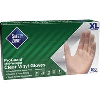 Gloves- Clear Vinyl XL 3mil