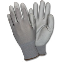 Gloves- Gry/PE coat/ Sm/12 CT