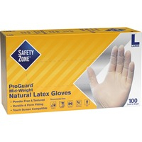 Gloves- Latex GP LG NAT 100B