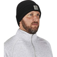 Hat- 6806 Knit Beanie Black