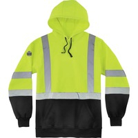 Hoodie- HiVis PO 4xl Blck/Lime