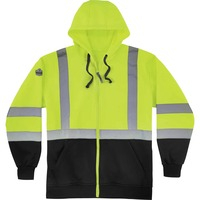 Hoodie- HiVis ZU 2xl Blck/Lime