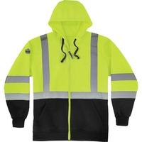 Hoodie- HiVis ZU 5xl Blck/Lime