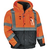 Jacket- 4in1 BJ HiVis Orng LG