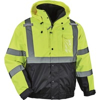 Jacket- 4in1 BJ HiVis Yell 4XL