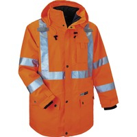 Jacket- 4in1 WP HiVis Orng 3XL