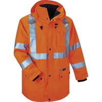 Jacket- 4in1 WP HiVis Orng SM