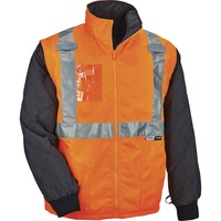Jacket- 8287 RS HiVis Orng 3XL