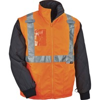 Jacket- 8287 RS HiVis Orng 4XL