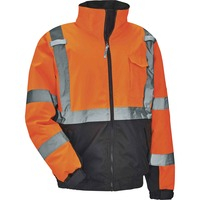 Jacket- 8377 QB HiVis Orng 3XL