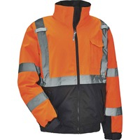 Jacket- 8377 QB HiVis Orng MED