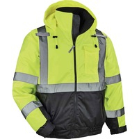 Jacket- 8377 QB HiVis Yell 4XL