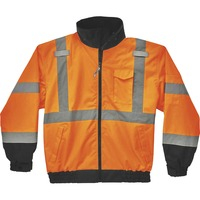 Jacket- 8379 FB HiVis Orng 4XL