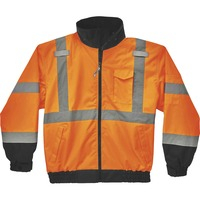 Jacket- 8379 FB HiVis Orng SM