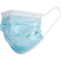 Mask- Face 3ply Disp Blue 50bx