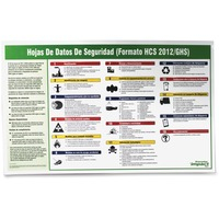 Poster- GHS SDS Spanish 24""