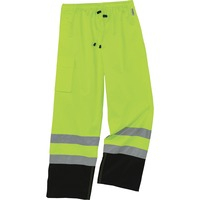 Rainwear- Pant Rflct (L) Bk/Lm