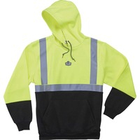 Shirt- Hooded Rflct 4XL Bk/Lm