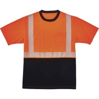 Shirt- T-shirt Rflct (M) Bk/Og