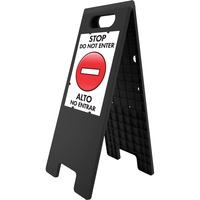 Sign-  Blck, Do Not Enter