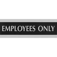 Sign-  EMPLOYEES ONLY