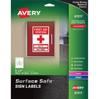 Sign-  Removeable safety sign