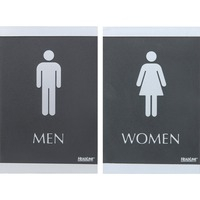 Sign- Gray MEN/WOMEN RR sign