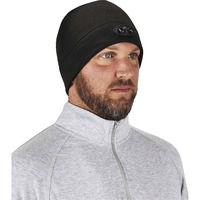 Skull Cap- Blk Beanie w/ Light