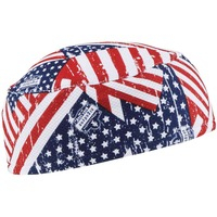 Skull Cap- Star&Stripe O/S 6ct