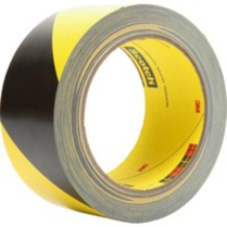 Tape- Blk&Yel Diag Strip 36yd