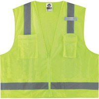 Vest- Eco Rflct Zipper XS Lime