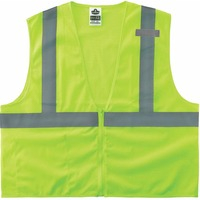 Vest- Mesh Rflct Zip XS Lime