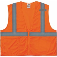 Vest- Mesh Rflct Zip XS Orange