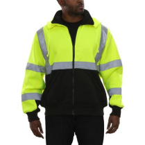 Sweatshirt- HD/Zip LM/Bk 7XL