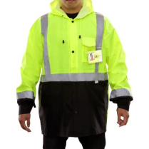 Rain Jacket- LW AJ/HD W/BL 5XL