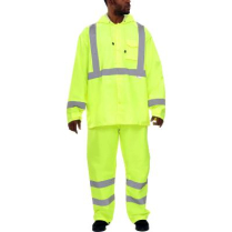 Rainsuit- Hooded Ylw 2XL