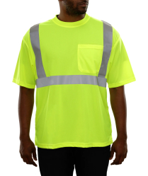Shirt- HI/Vis logo Lime 7XL